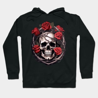 Skull And Roses Hoodie